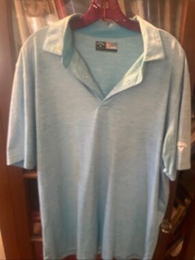 Callaway Light Blue Men's Polo Shirt